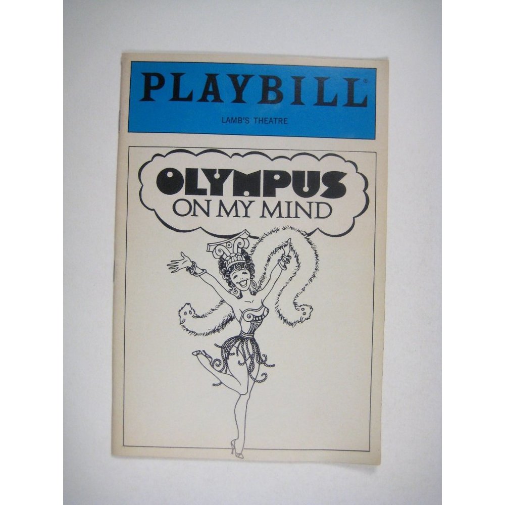 Jason Graae Olympus on My Mind Playbill Martin Vidnovic Peggy Hewett 1986 Ticket